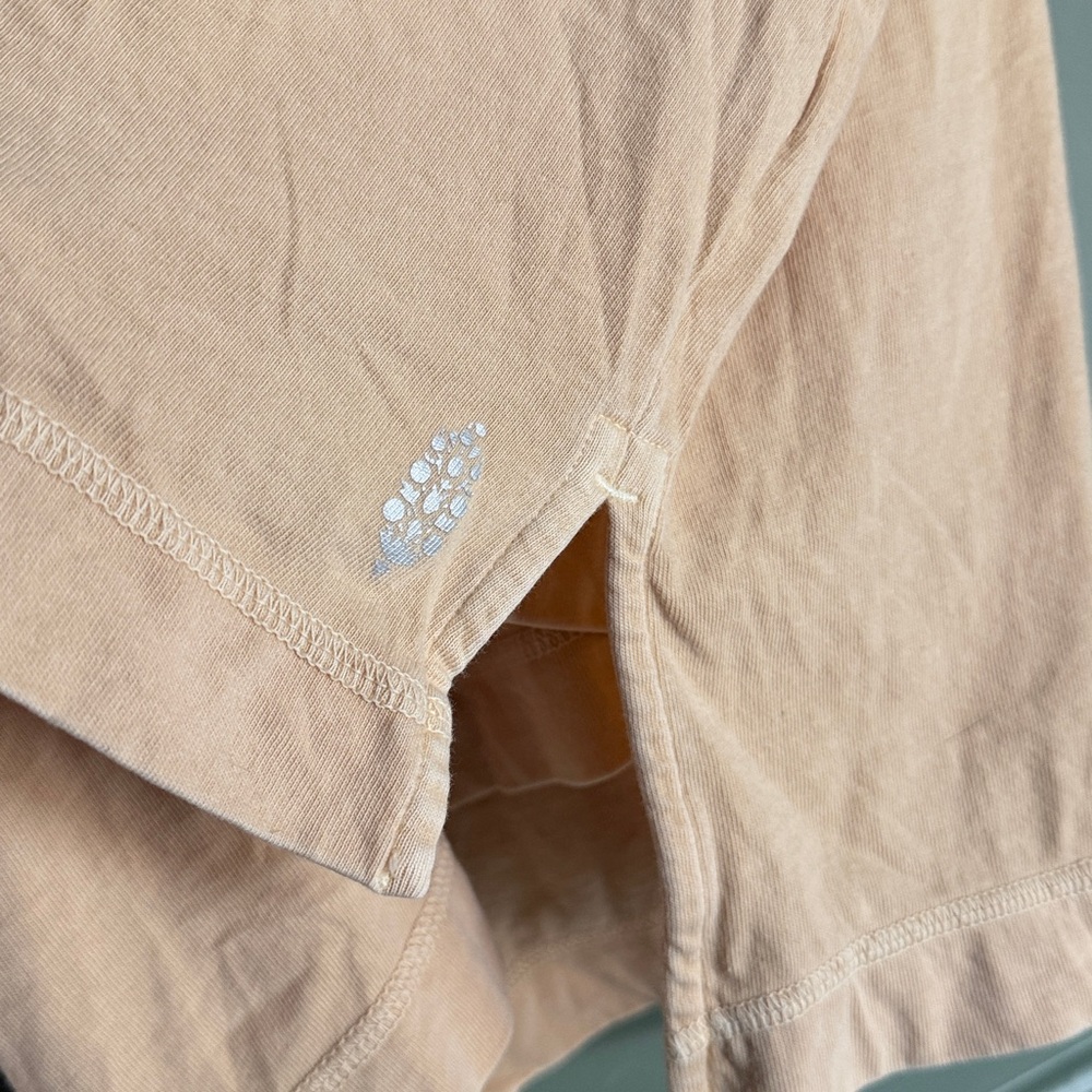 NWOT Free People Movement All Star Layer Tee Long Sleeve Latte Tan - Picture 6 of 6